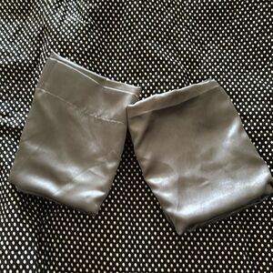 Two Bedsure 100% Microfiber polyester standard pillowcases steel blue